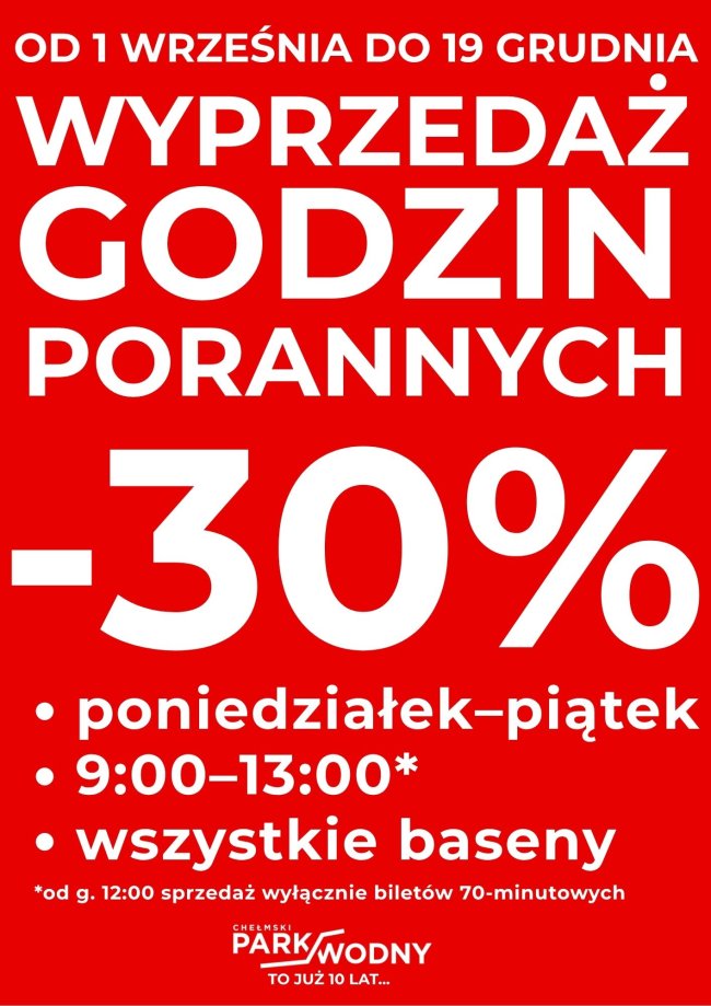 wyprzedaż plakat