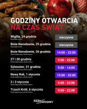 godziny otwarcia w święta