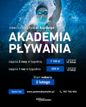 akademia pływania plakat