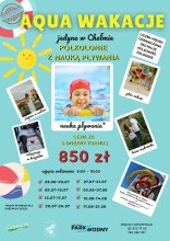 AQUA WAKACJE plakat