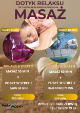 Masaż plakat